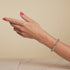 Lychee | .925 Sterling Silver | Bubble Glass Bracelet